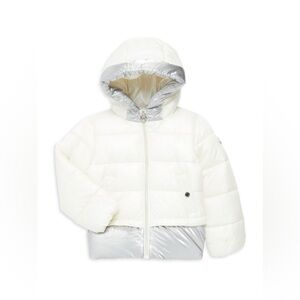 Michael Kors Puffer Coat Metallic Color Block